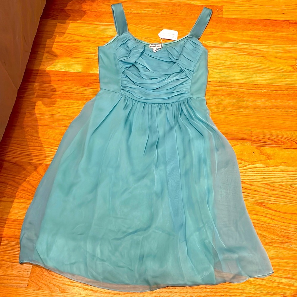 Teal dress from philosophy di Alberta ferretti